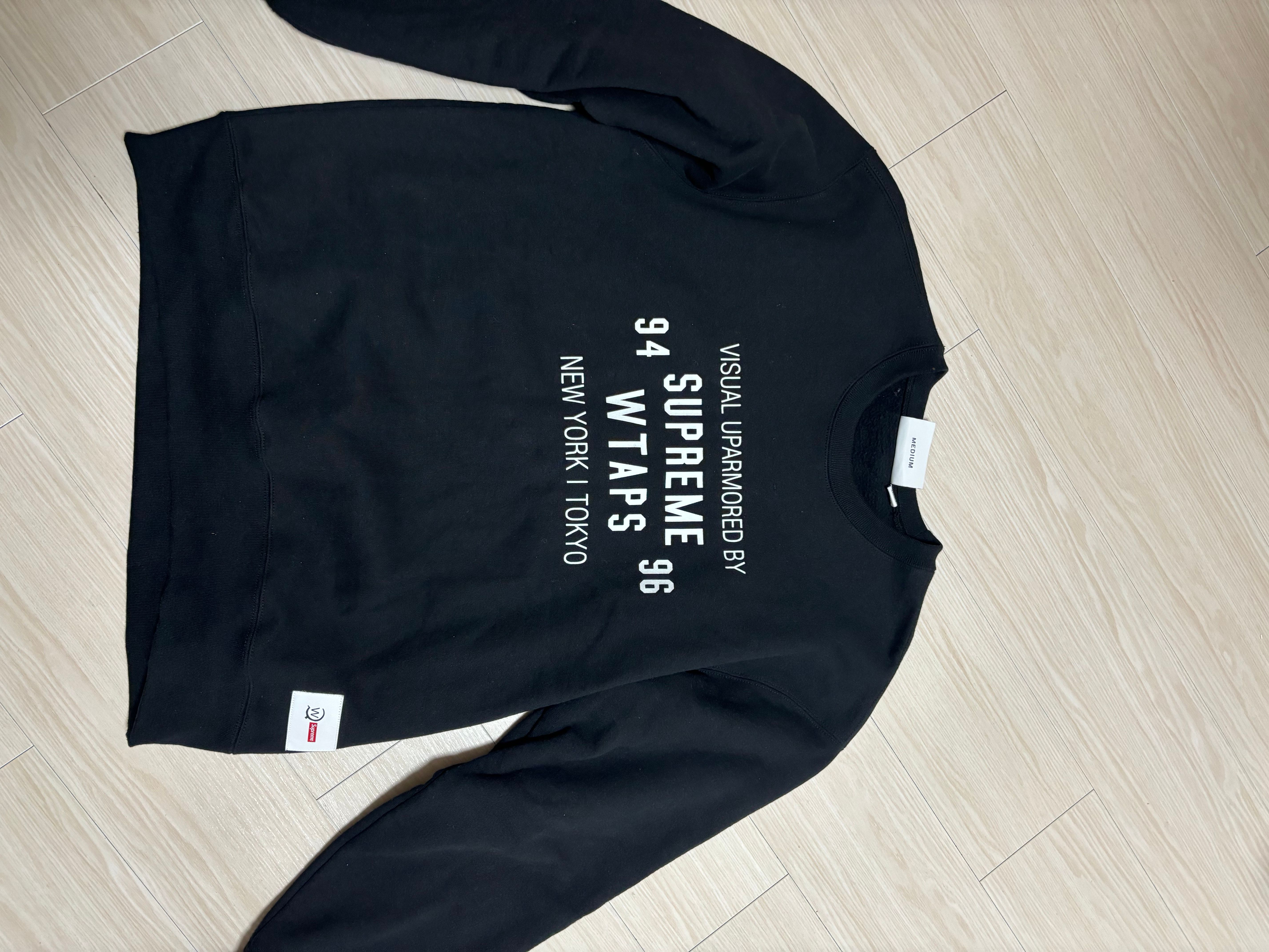 Supreme / WTAPS Crewneck "Black" 21274SPD-CSM03S