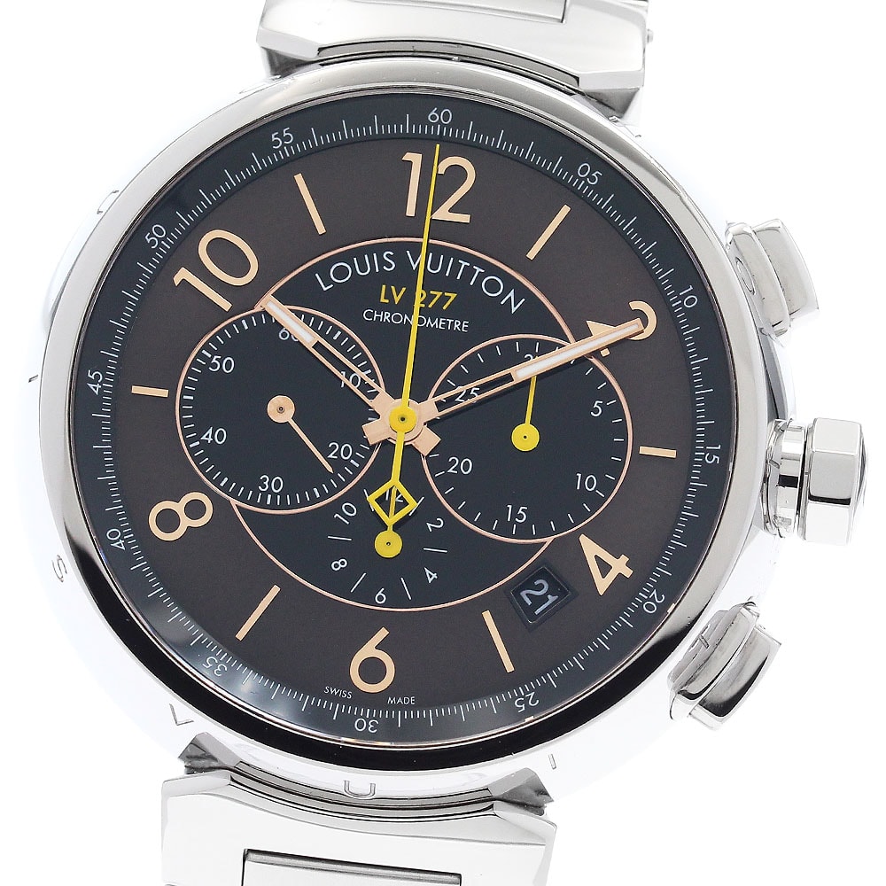 ☆良品 ルイ・ヴィトン タンブール エルプリメロ Q114A メンズ 【中古】