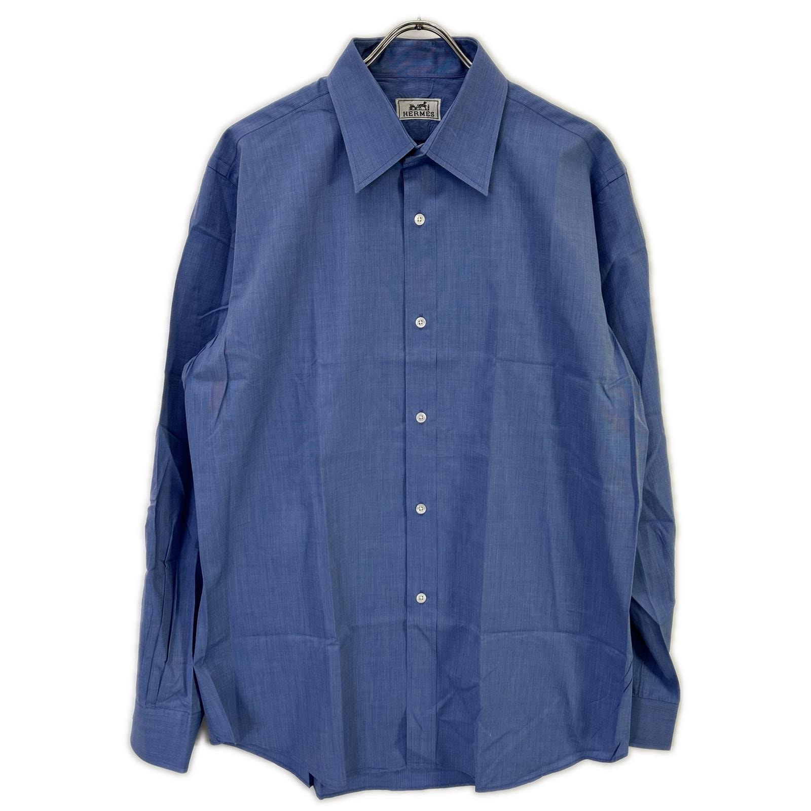 エルメス 【美品】セリエボタン 長袖シャツ 42-16 1/2