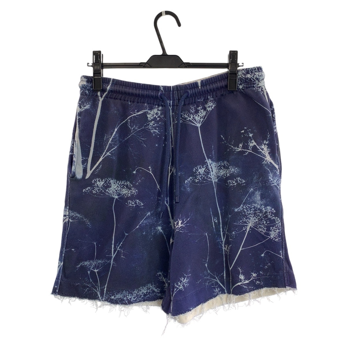 美品 LOEWE ロエベ アナグラムロゴ サイズM ブルー コットン パイル/ ショートパンツ ハーフパンツ 504767 【中古】