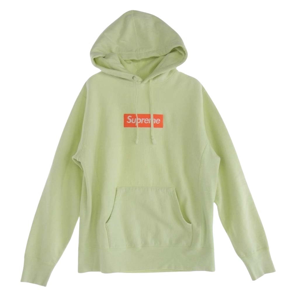 Supreme Box Logo Hooded Sweatshirt "Pale Lime" (17FW)