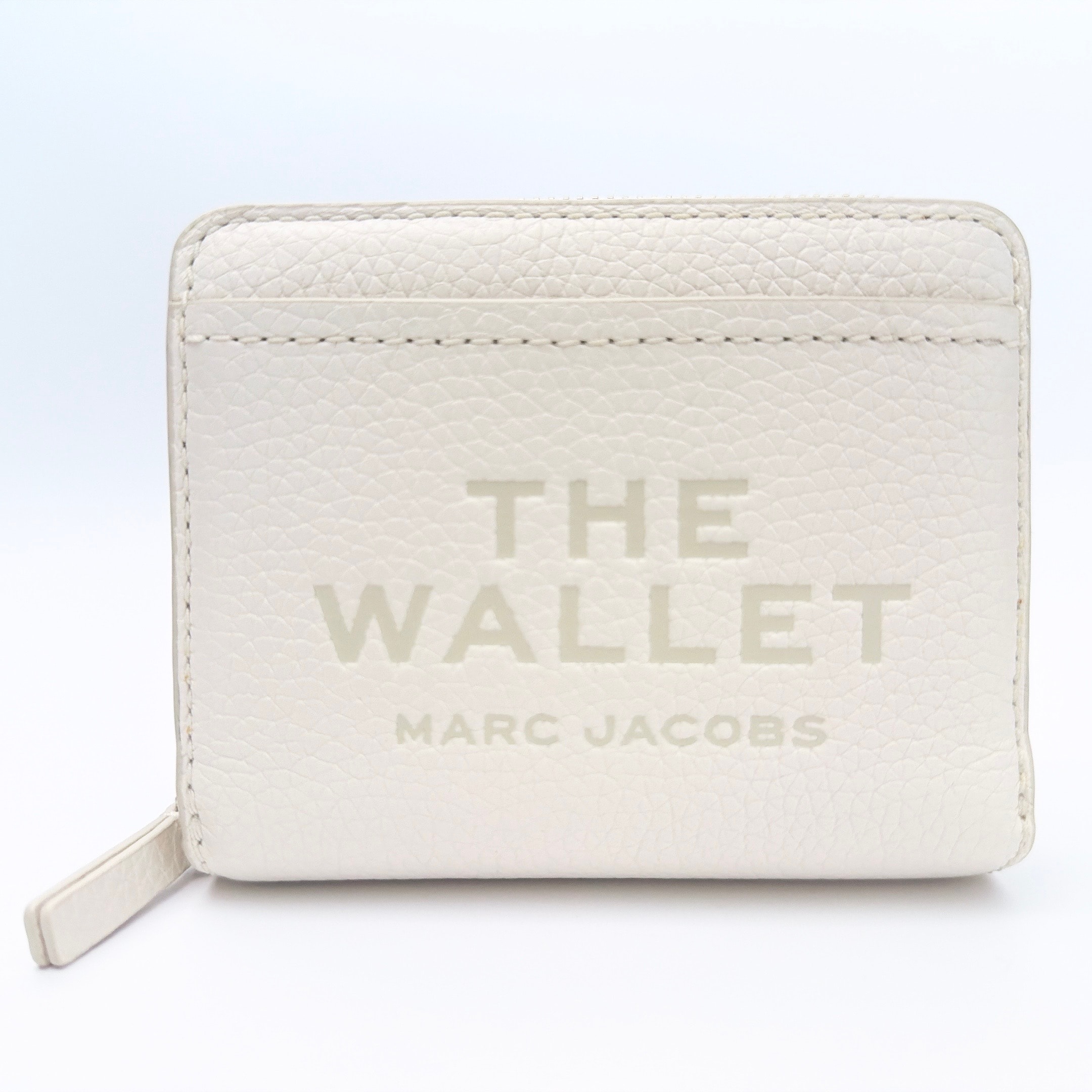 マークジェイコブス ザ レザー コンパクト ウォレット ミニ "コットン" 2R3SMP044S10