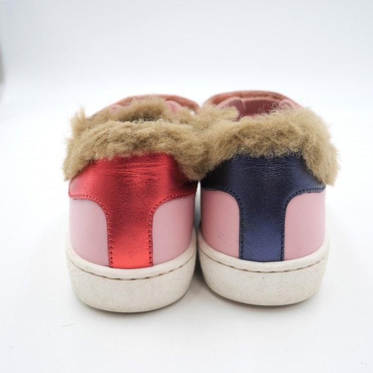 C (やや傷や汚れあり)】GUCCI（グッチ）エース キッズスニーカー