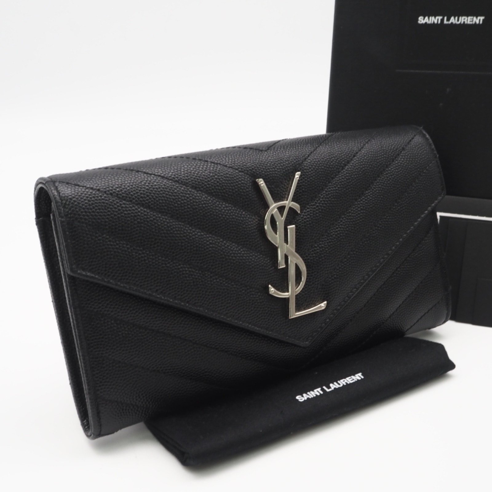 A (未使用に近い)】極美品 SAINT LAURENT サンローラン カサンドラ
