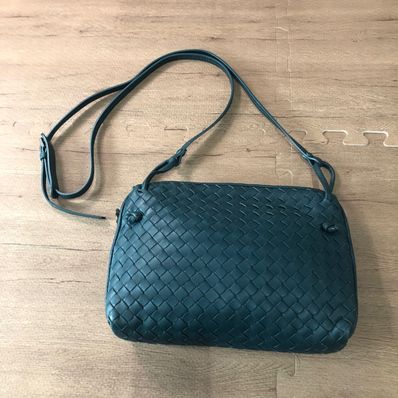 Bottega Veneta Intrecciato Shoulder Bag "Black"