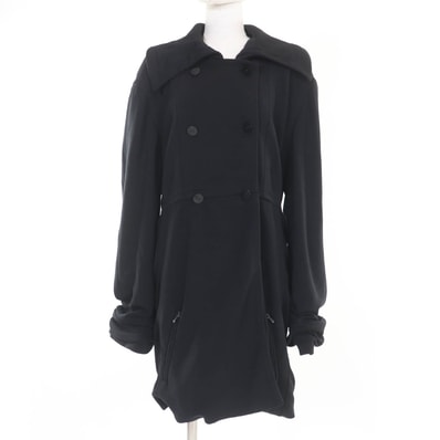 美品 シャネル コート ブラック レディース 36 98A P12059V06804
