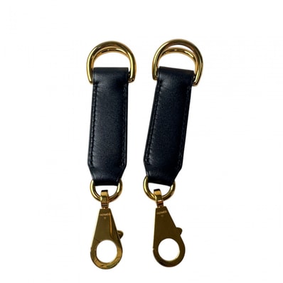 エルメス HERMES アタッシュソワ バッグストラップ Y刻 ブラックGD金具 レディース