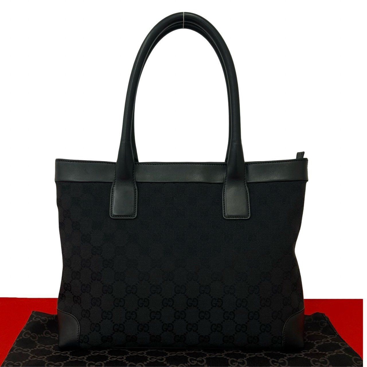 B (目立った傷や汚れなし)】GUCCI グッチ GG ロゴ 柄 キャンバス