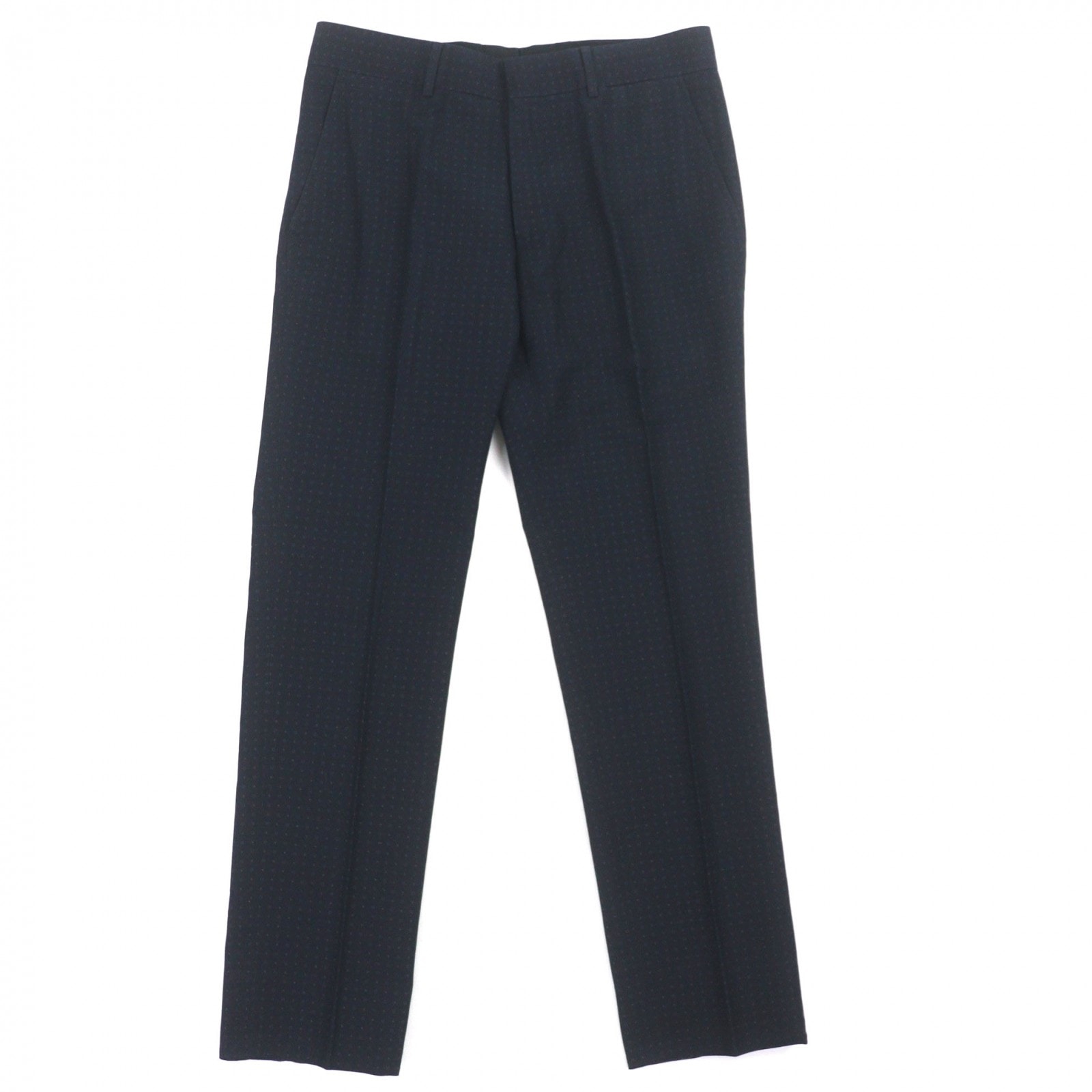 極美品 エルメス パンツ ネイビー メンズ 38
