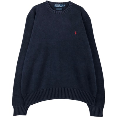 古着 ラルフローレン Ralph Lauren POLO by Ralph Lauren コットンニットセーター メンズXL相当/eaa619235