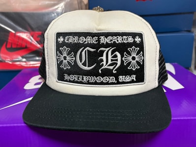 Chrome Hearts Trucker Cap CH "Black/White"