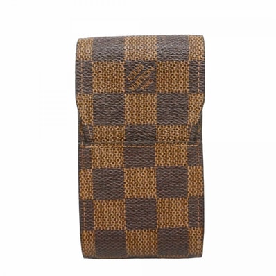 【6db1399-k】ルイヴィトン シガレットケース ダミエ エテュイシガレット N63024 エベヌ【中古】メンズ レディース ユニセックス