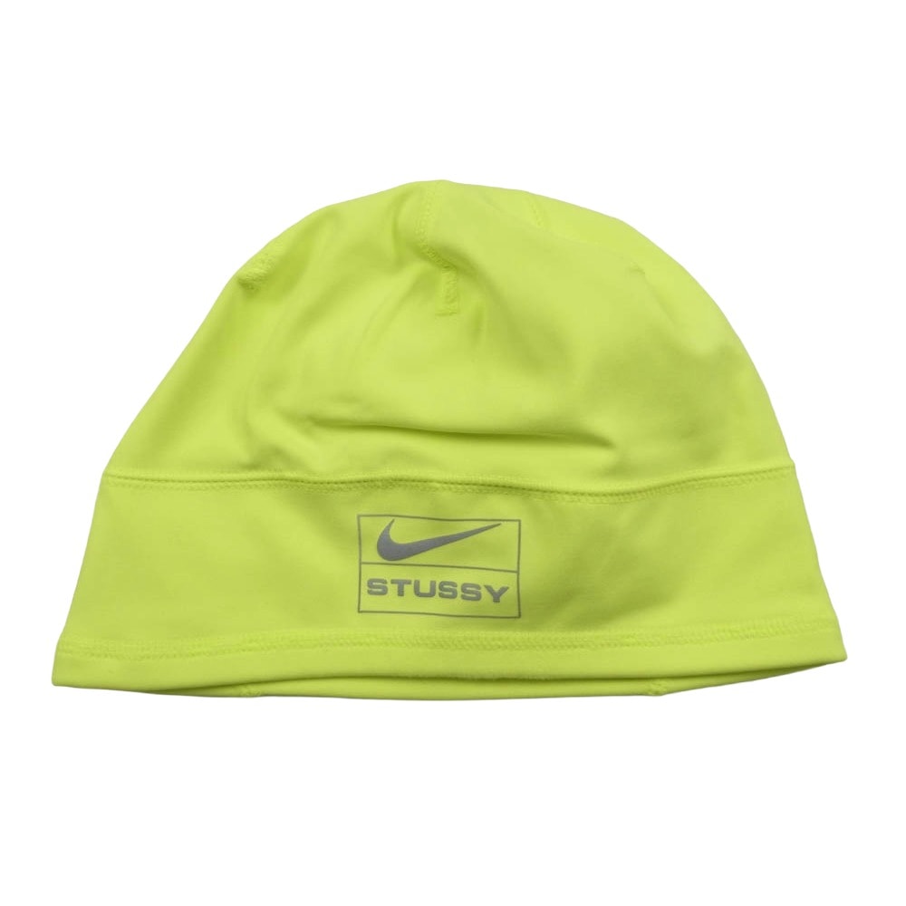 NIKE ナイキ 帽子 HV9115-702 × STUSSY ステューシー Skullcap サーマル ビーニー キャップ 帽子 イエロー系【新古品】【未使用】【中古】