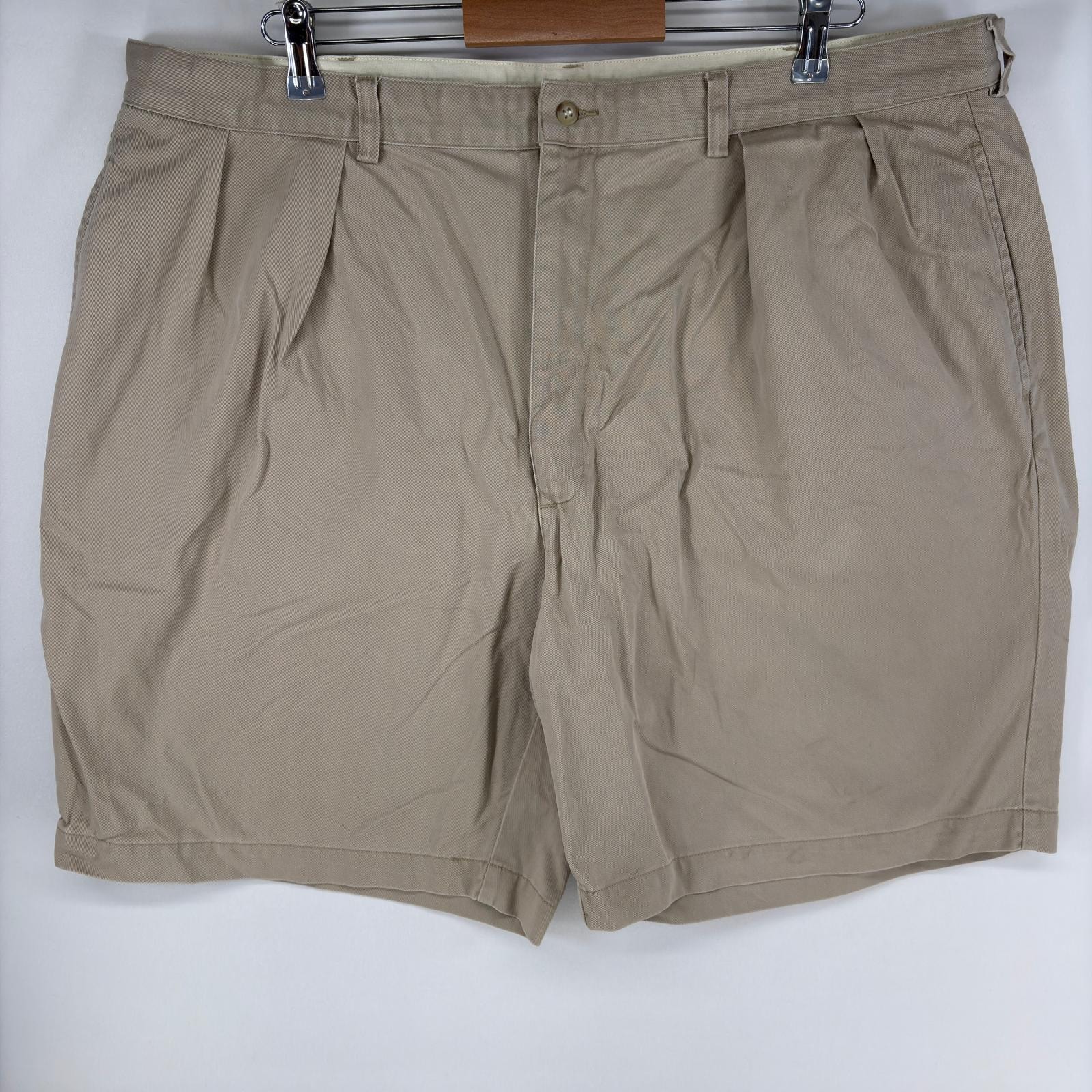 古着 ポロ・ラルフローレン POLO RALPH LAUREN パンツ ポロチノ ツータック ワンポイントロゴ TYLER SHORT ベージュ系 メンズ