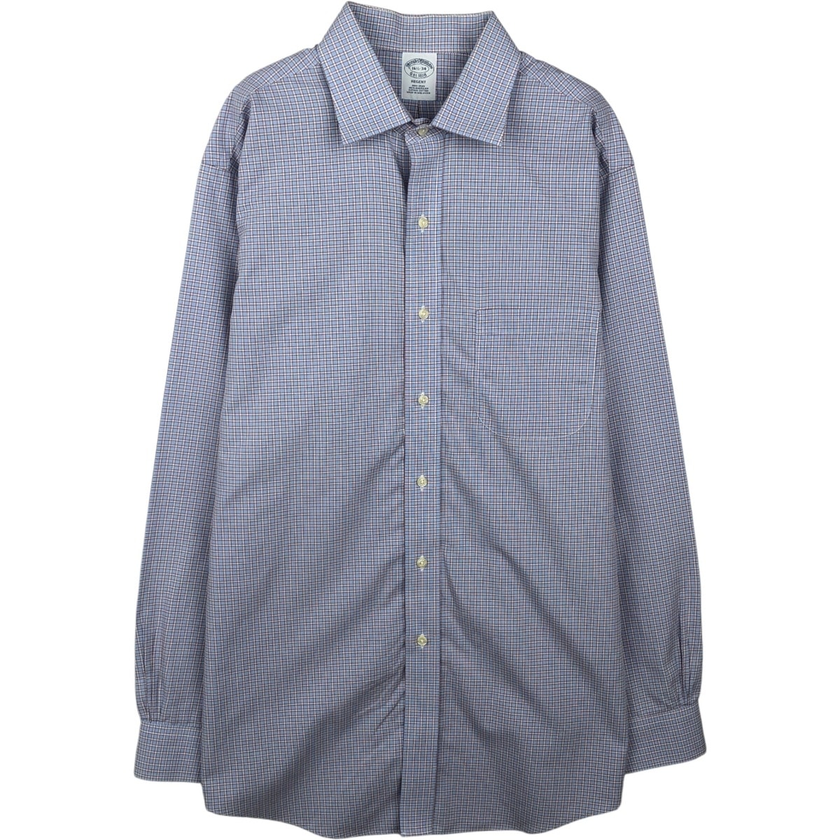 古着 ブルックスブラザーズ Brooks Brothers Est.1818 長袖 コットンチェックシャツ メンズL相当/eaa643327