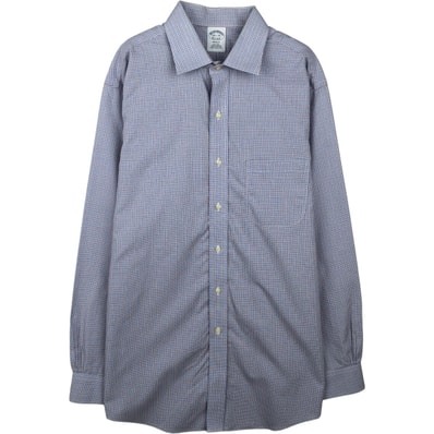 古着 ブルックスブラザーズ Brooks Brothers Est.1818 長袖 コットンチェックシャツ メンズL相当/eaa643327
