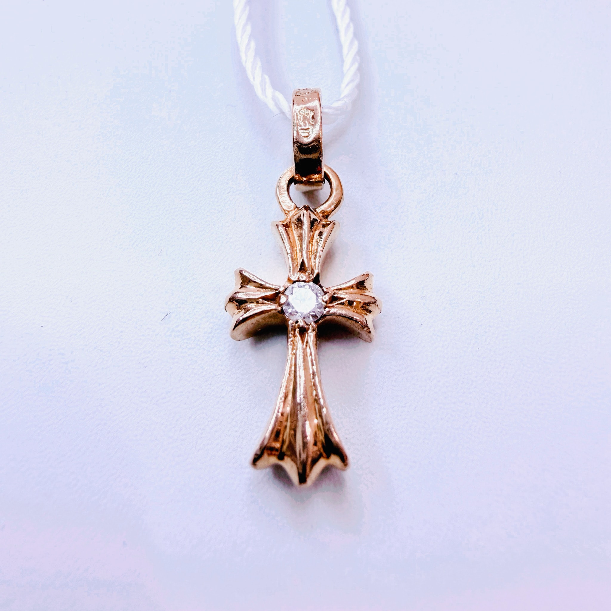 Chrome Hearts 22K Baby Fat Diamond Charm "Yellow Gold"