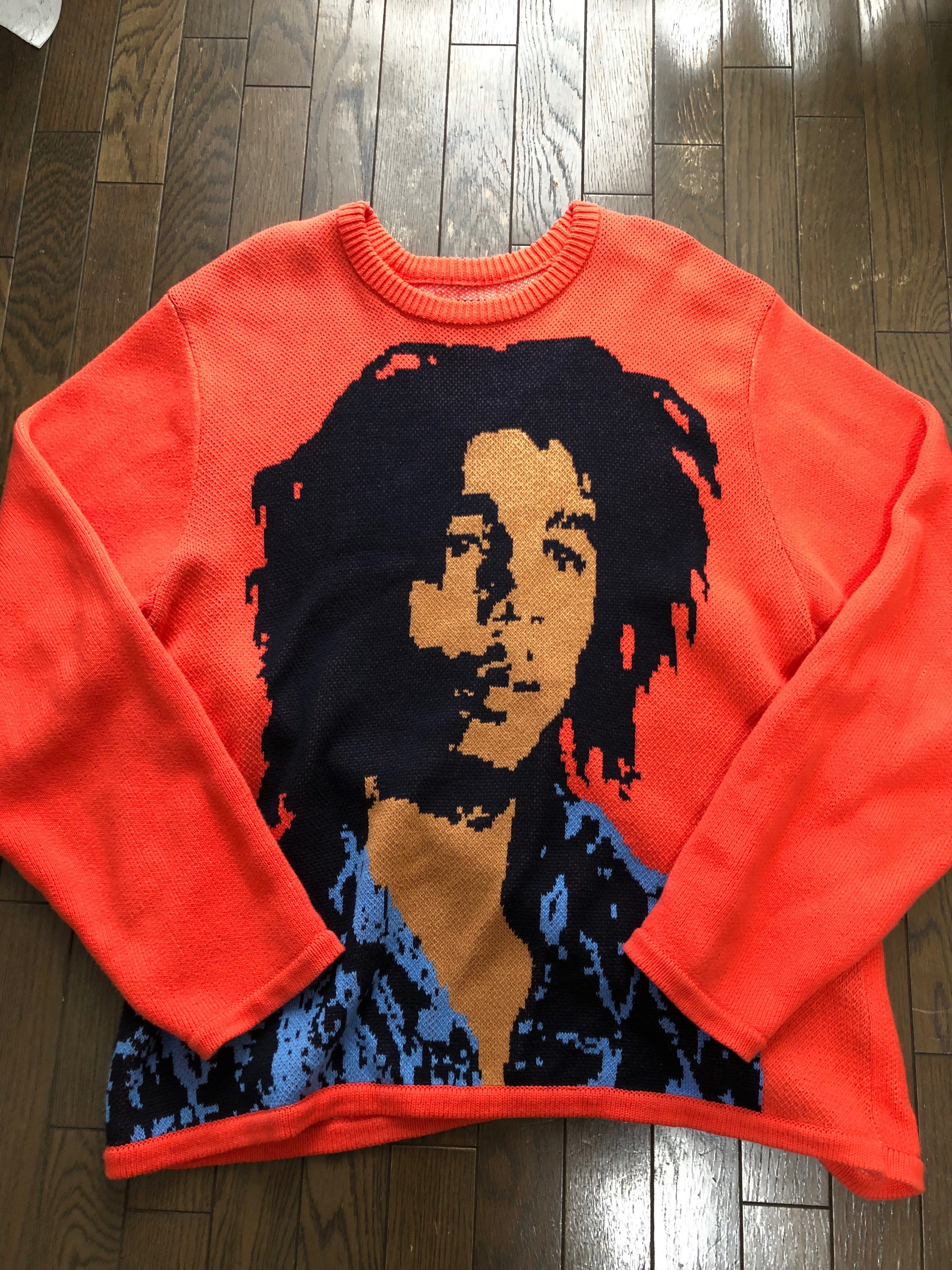 Stussy BOB MARLEY SWEATER "Red"