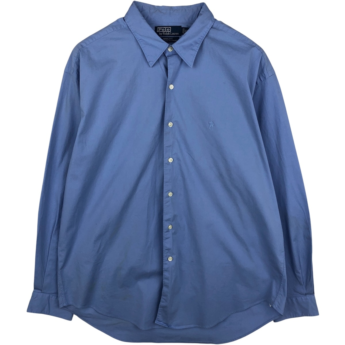古着 ラルフローレン Ralph Lauren POLO by Ralph Lauren MARLOWE 長袖 コットンシャツ メンズXL相当/eaa615231