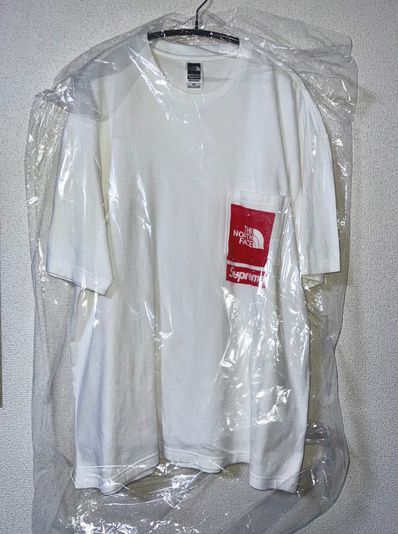 Supreme x The North Face Printed Pocket Tee "White"