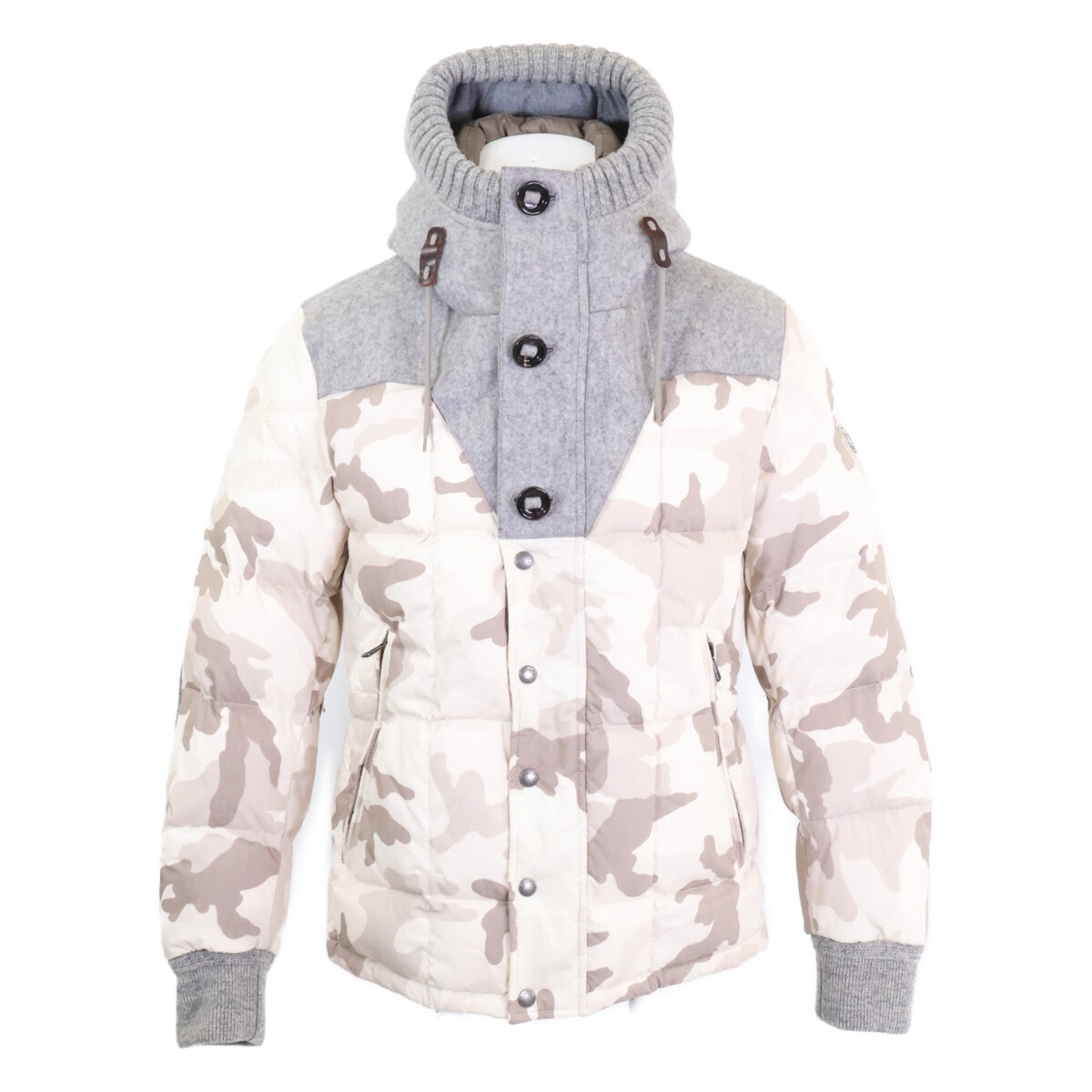 モンクレール BEAUMONT バーモント カモフラ ウール ダウンジャケット 2