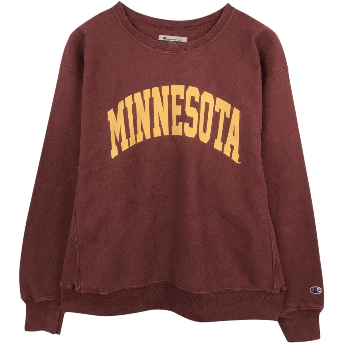古着 00年代 チャンピオン Champion PREMIUM REVERSE WEAVE プレミアムリバースウィーブ MINNESOTA ミネソタ大学 カレッジスウェットシャツ トレーナー メンズXL相当/eaa680400