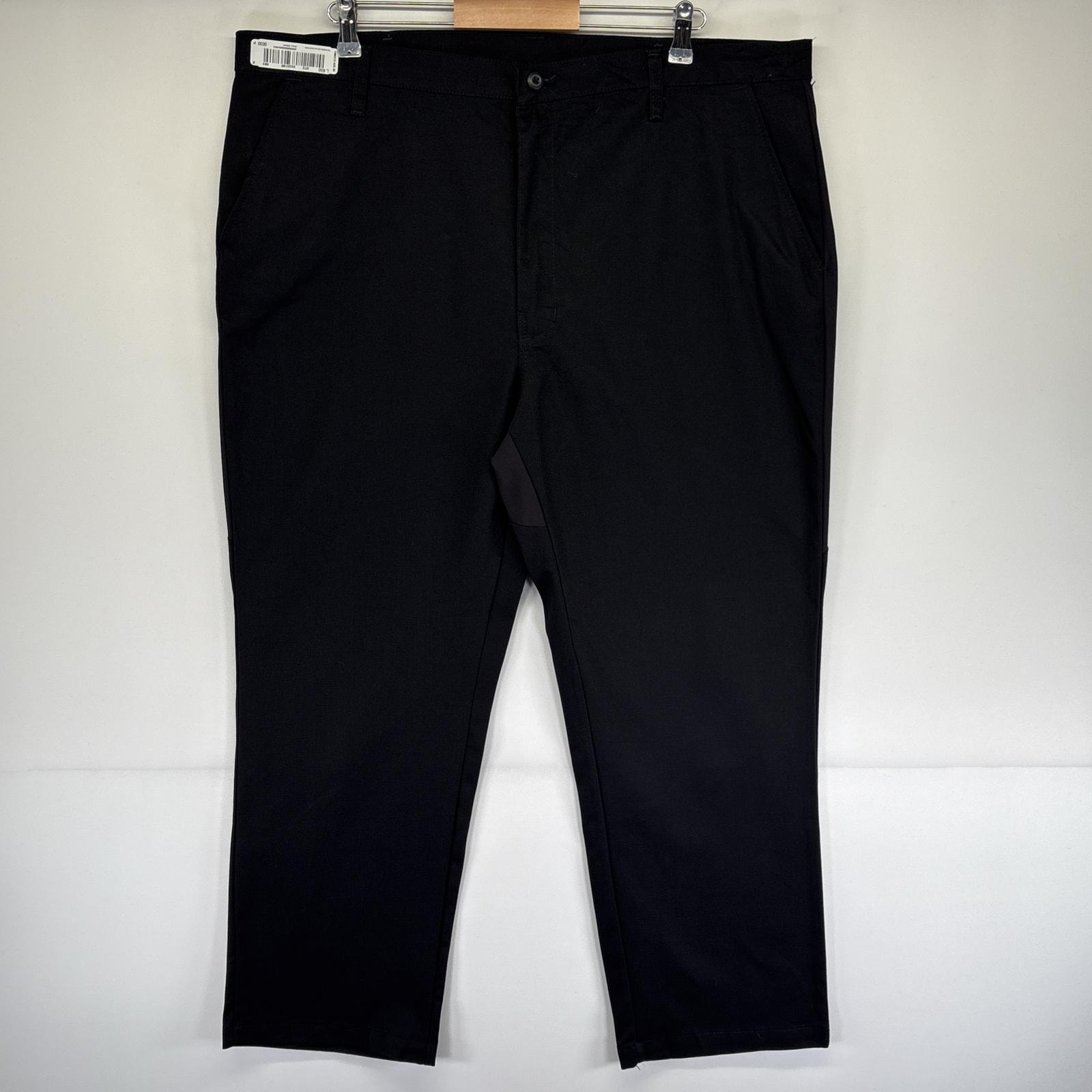 古着 レッドキャップ RED KAP ワークパンツ ワンポイントロゴ ストレッチ 作業着 ジッパーフライ w42  ブラック メンズ