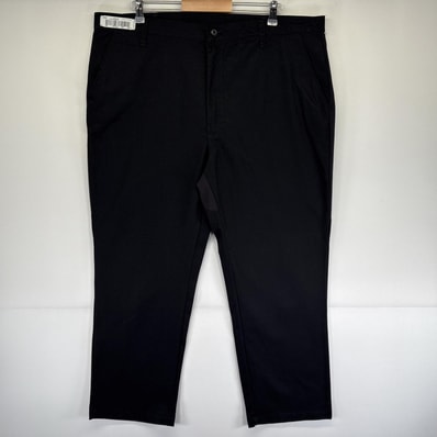 古着 レッドキャップ RED KAP ワークパンツ ワンポイントロゴ ストレッチ 作業着 ジッパーフライ w42 ブラック メンズ