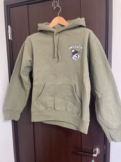 Supreme Snowman Hooded Sweatshirt "Light Olive"