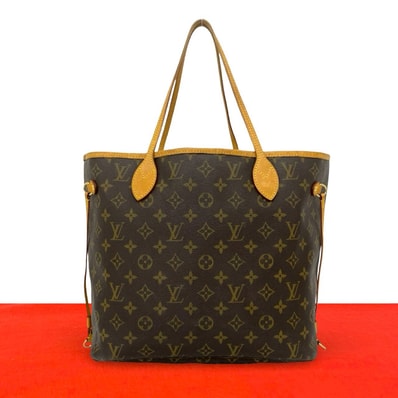 LOUIS VUITTON ルイヴィトン ネヴァーフルMM モノグラム ロゴ 柄 レザー PVC トートバッグ ブラウン
41893
