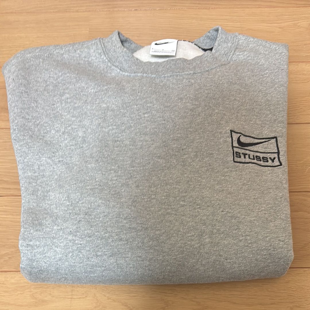 Stussy x Nike Fleece Crew (US Size) "Grey" DO9337-063