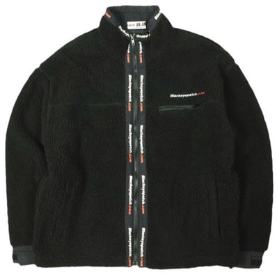 BLACK EYE PATCH ブラックアイパッチ BOA FLEECE JACKET ボアフリースジャケット M ブラック アウター g26764