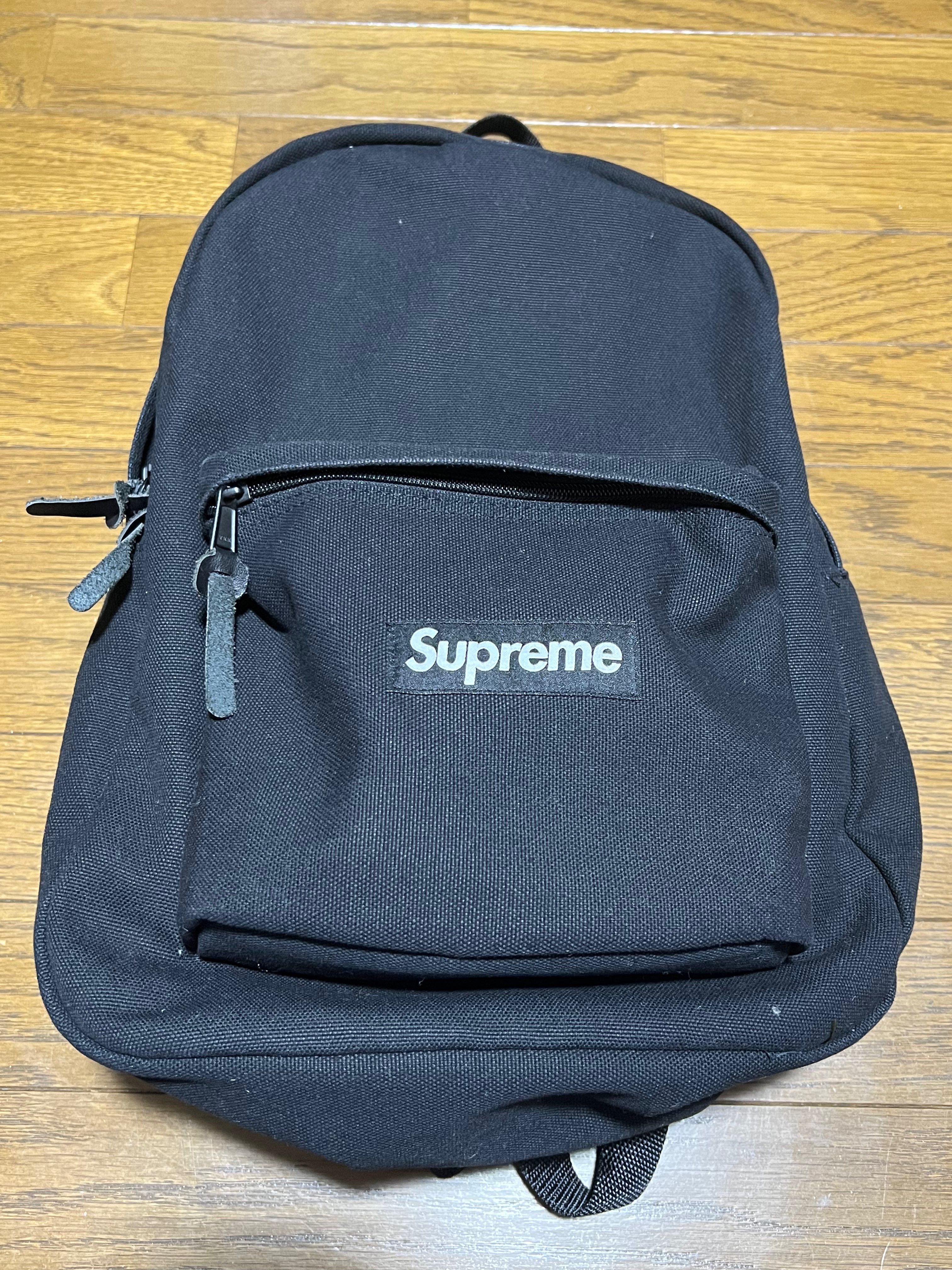 Supreme Canvas Backpack "Black"