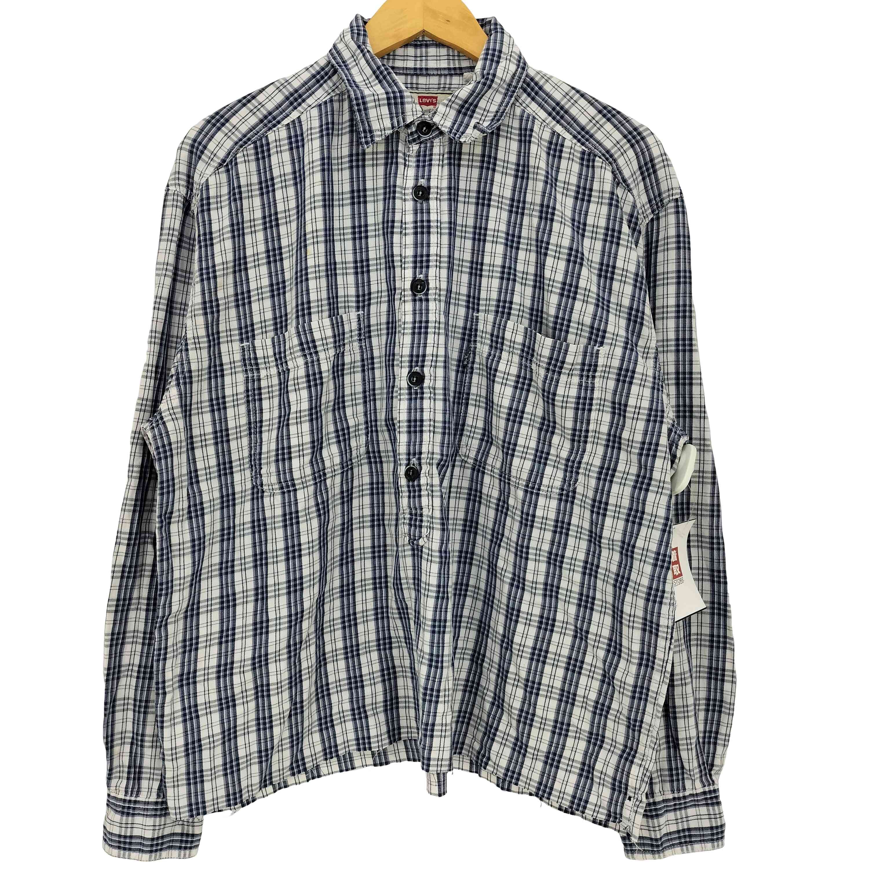 90s QUALITY CLOTHING チェック柄 プルオーバーシャツ【1140264153568】