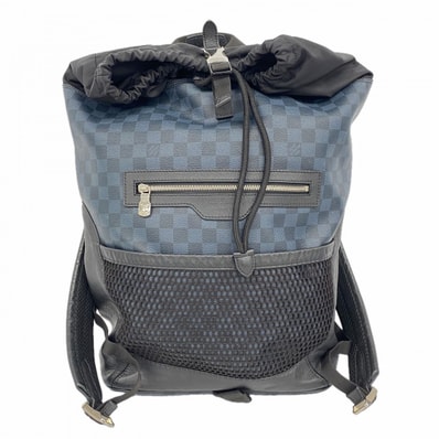 ★最終価格★SALE【6cd5578】ルイヴィトン リュック・デイパック ダミエ・コバルト マッチポイントバックパック N40009 ブラック【中古】メンズ
