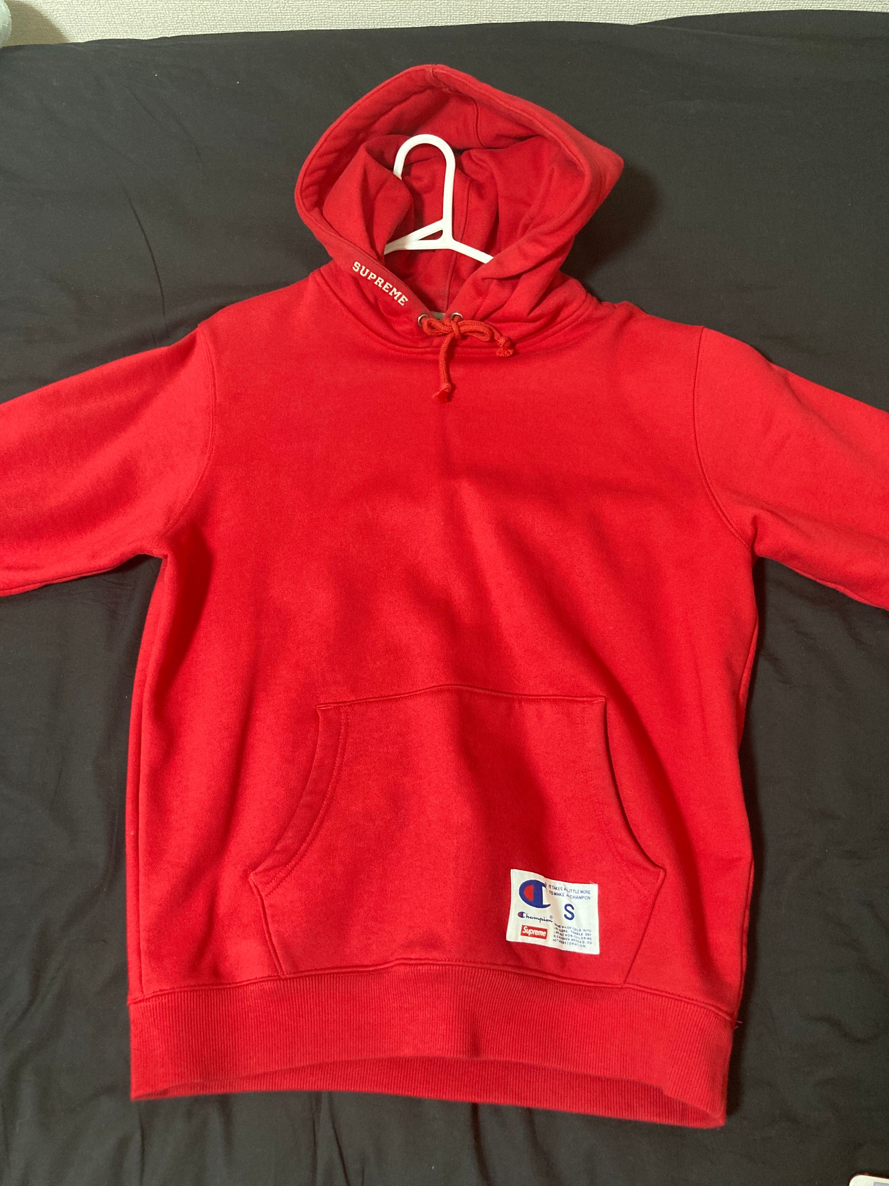 Supreme Champion Hooded Sweatshirt "Red"