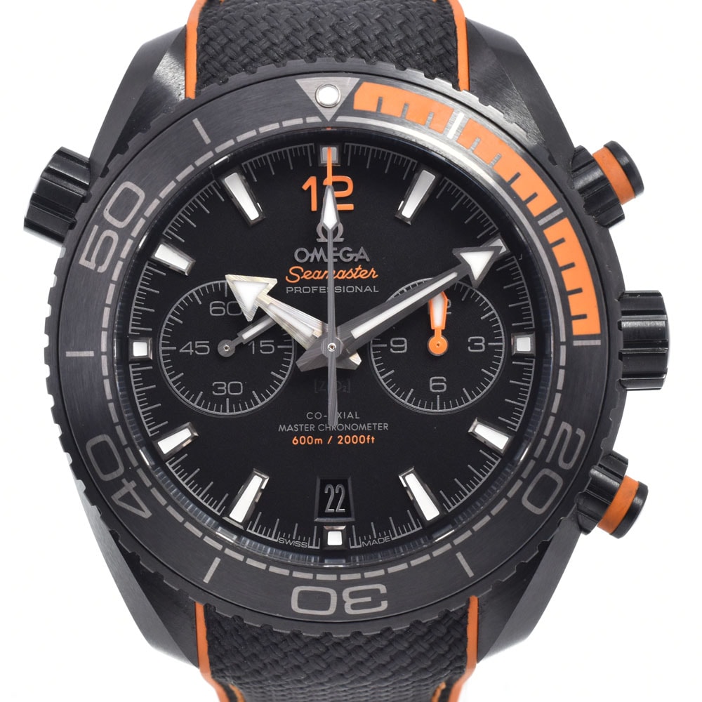 オメガ OMEGA 215.92.46.51.01.001 シーマスター プラネットオーシャン 600M 自動巻き メンズ 美品 箱・保証書付き 腕時計 H#150032