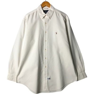 古着 ラルフローレン Ralph Lauren YARMOUTH 長袖 ボタンダウンシャツ メンズL相当/eaa585479