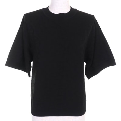 極美品 エルメス
半袖ニット ナウサ・シェーヌ ブラック レディース 36 4E2649DC