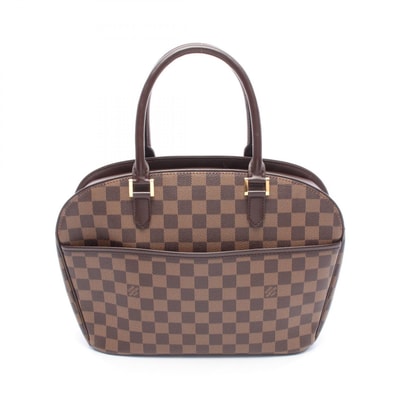 ルイ・ヴィトン LOUIS VUITTON サリア オリゾンタル ハンドバッグ バッグ PVCコーティングキャンバス レザー ダミエ エベヌ レディース ブラウン系 N51282 【中古】