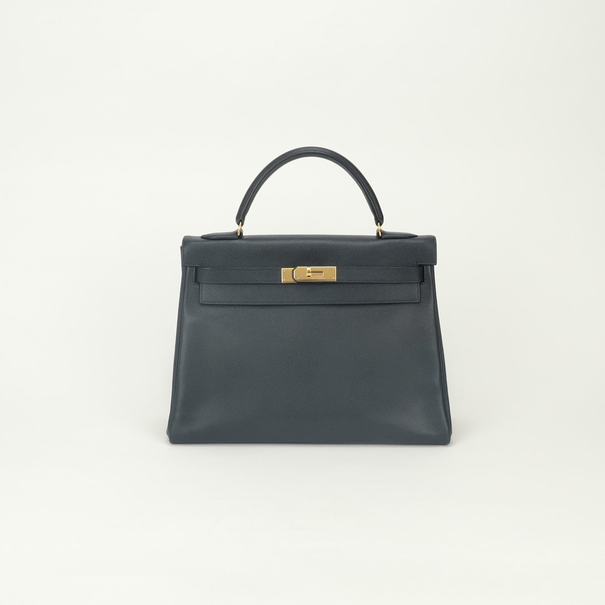 エルメス HERMES ケリー32 バッグ トートバッグ ショルダーバッグ クシュベル ネイビー Navy 紺 ゴールド金具 KELLY ハンドバッグ 内縫い 2way