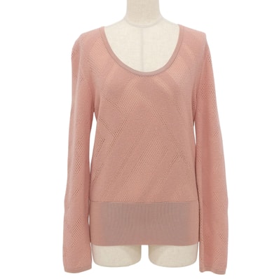 未使用品 エルメス ニット ピンク レディース 40 2H2618DC