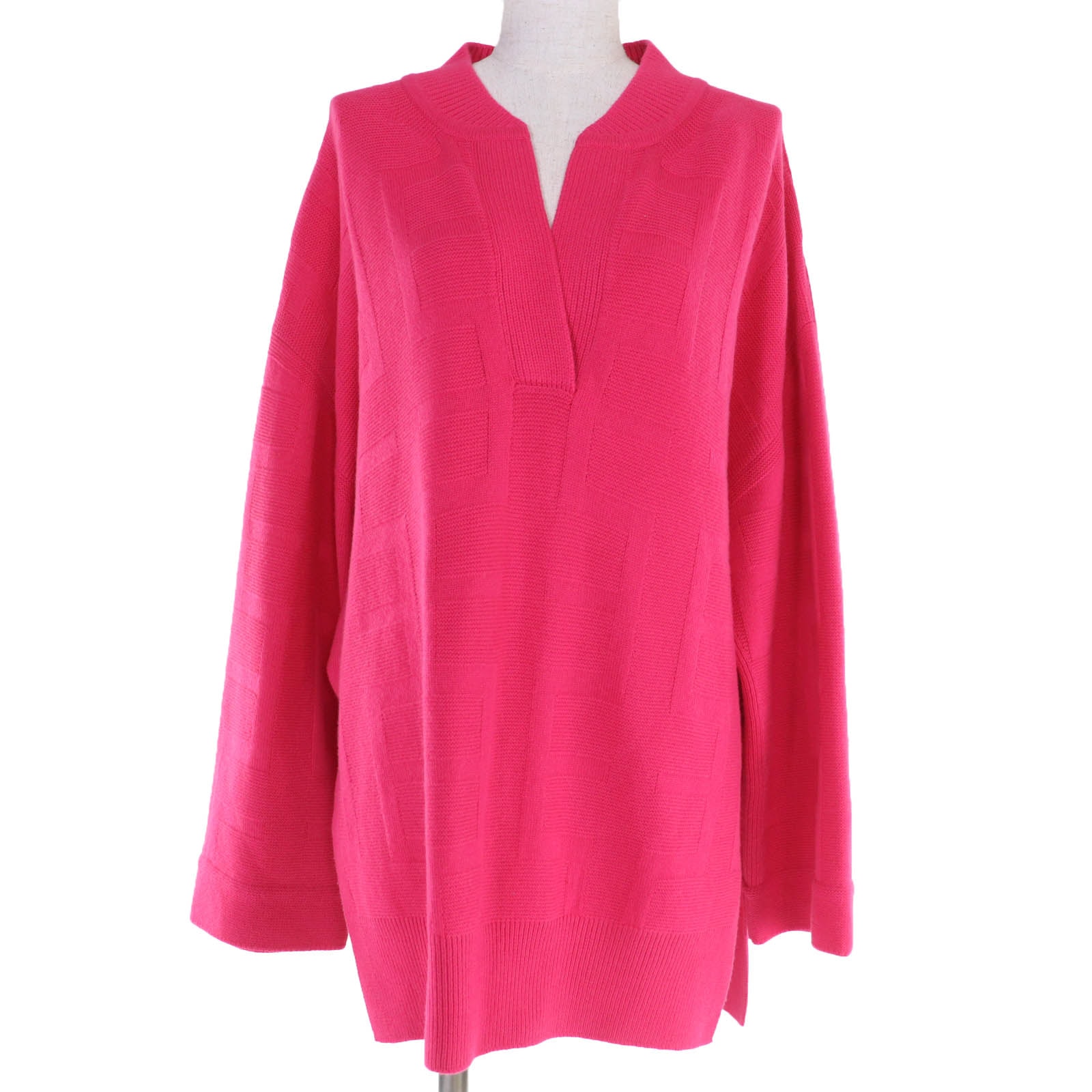 極美品 エルメス ニット ピンク レディース 42 2H2623DA