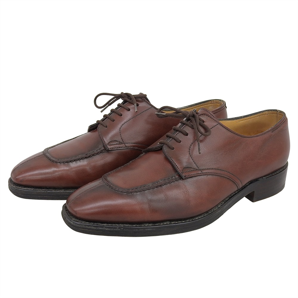 ジョンロブ Border ボーダー Uチップシューズ メンズ ブラウン 6 1/2E 6 1/2E