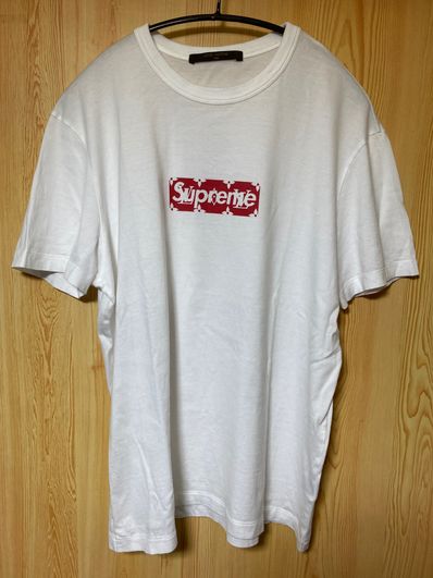Supreme / Louis Vuitton Box Logo Tee "Red"