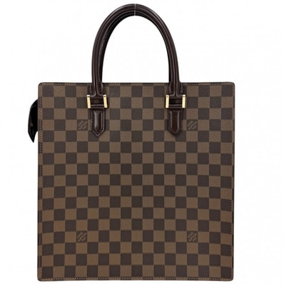 LOUIS VUITTON ルイヴィトン トートバッグ ヴェニスPM ハンドバッグ N51145 ダミエキャンバス ブラウン 茶 ゴールド金具 レディース【中古品】