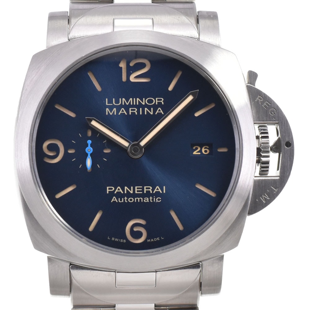 パネライ PANERAI PAM01058 ルミノールマリーナ 自動巻き メンズ 美品 箱・保証書付き R#146439