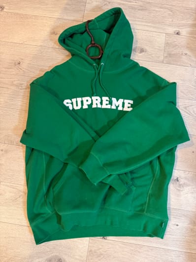 Supreme Collegiate Hooded Sweatshirt "Dark Green"