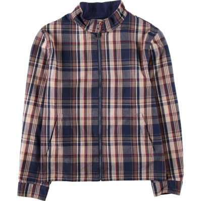 古着 ブルックスブラザーズ Brooks Brothers Est.1818 チェック柄 リバーシブル ハリントンジャケット スイングトップ メンズL相当/eaa633299