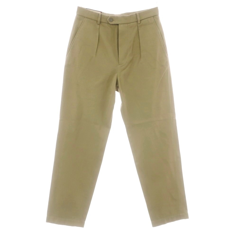 【中古】グッチ GUCCI コットン カジュアルスラックスパンツ オリーブベージュ【サイズ44】【メンズ】